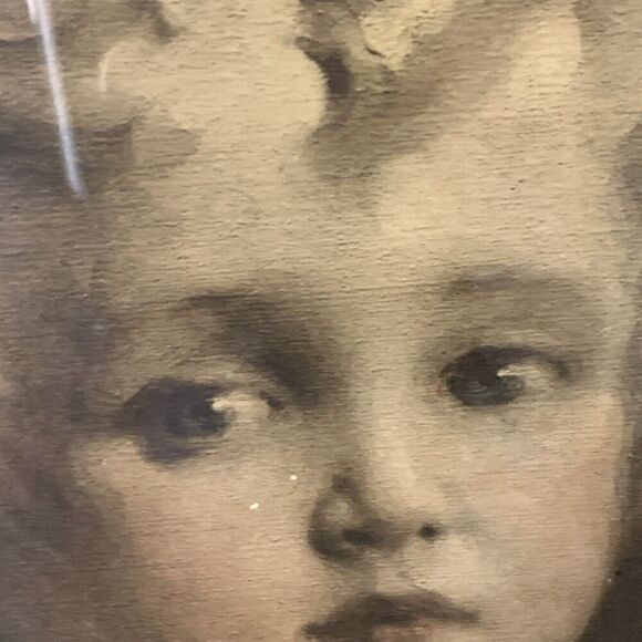 C. Bosseron Chambers Framed Print Light Of The World Angel Oval Framed Antique - Picture 6 of 6